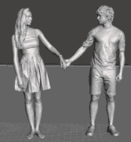 Casal Maos dadas de lado #20