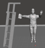 Homen Limpador de Vidros #172