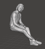 Homen Sentado Calça