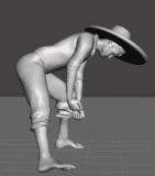 Agricultor de Arroz com sombrero #296